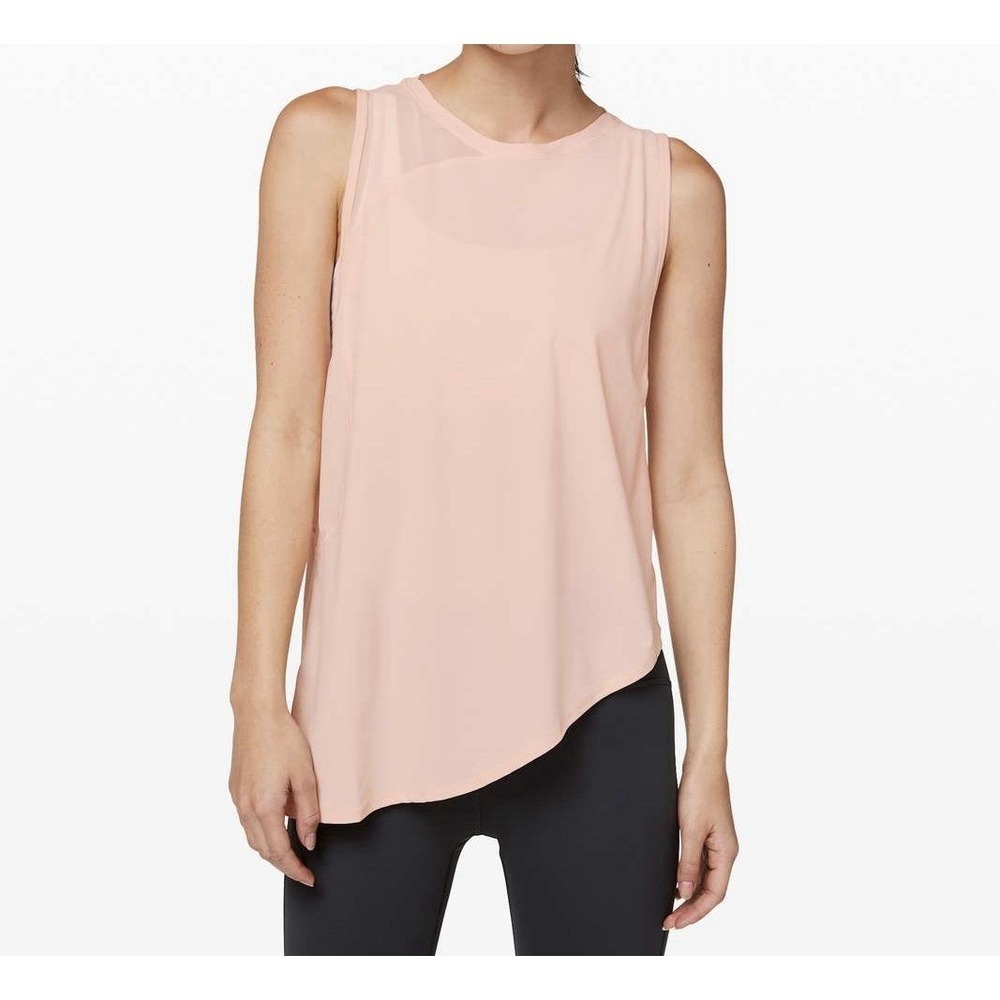 Lululemon Strength in Stance Tank Butter Pink‎ Women's Size 8